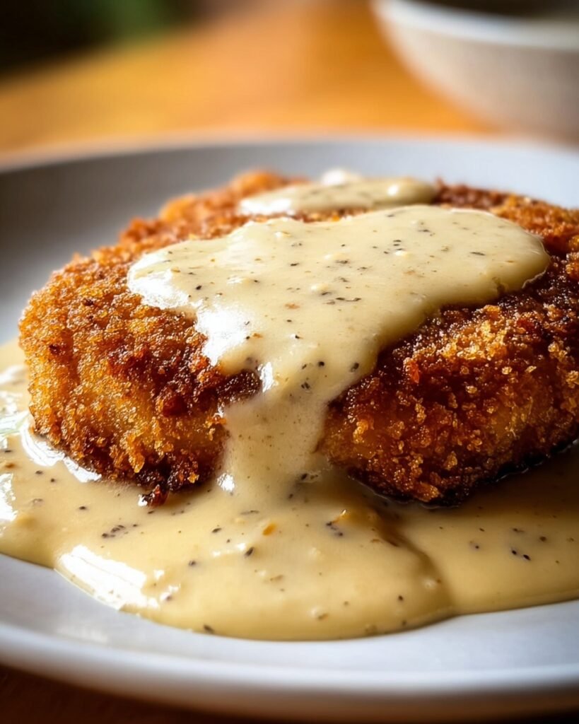 Chicken Fried Steak with Crispy Coating and Rich Gravy Recipe