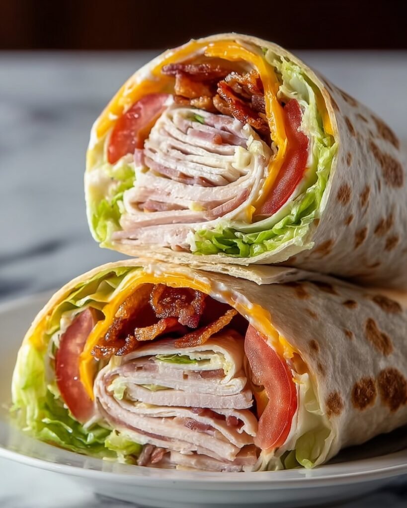Turkey Ranch Club Wrap Recipe