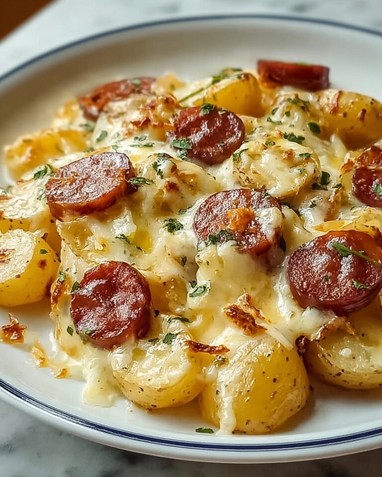 Cheesy Ranch Potatoes and Smoked Sausage Recipe