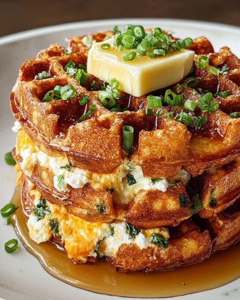Cheddar Jalapeño Cornbread Waffles Recipe