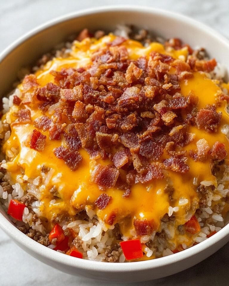 Bacon Cheeseburger Rice Skillet Recipe
