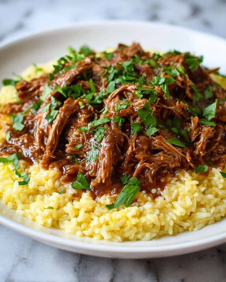 Italian Pot Roast with Parmesan Risotto Recipe - Recipe Image