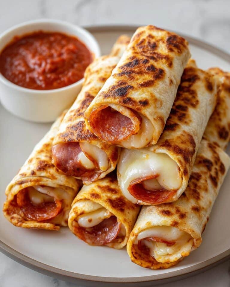Pepperoni Pizza Roll Ups Recipe